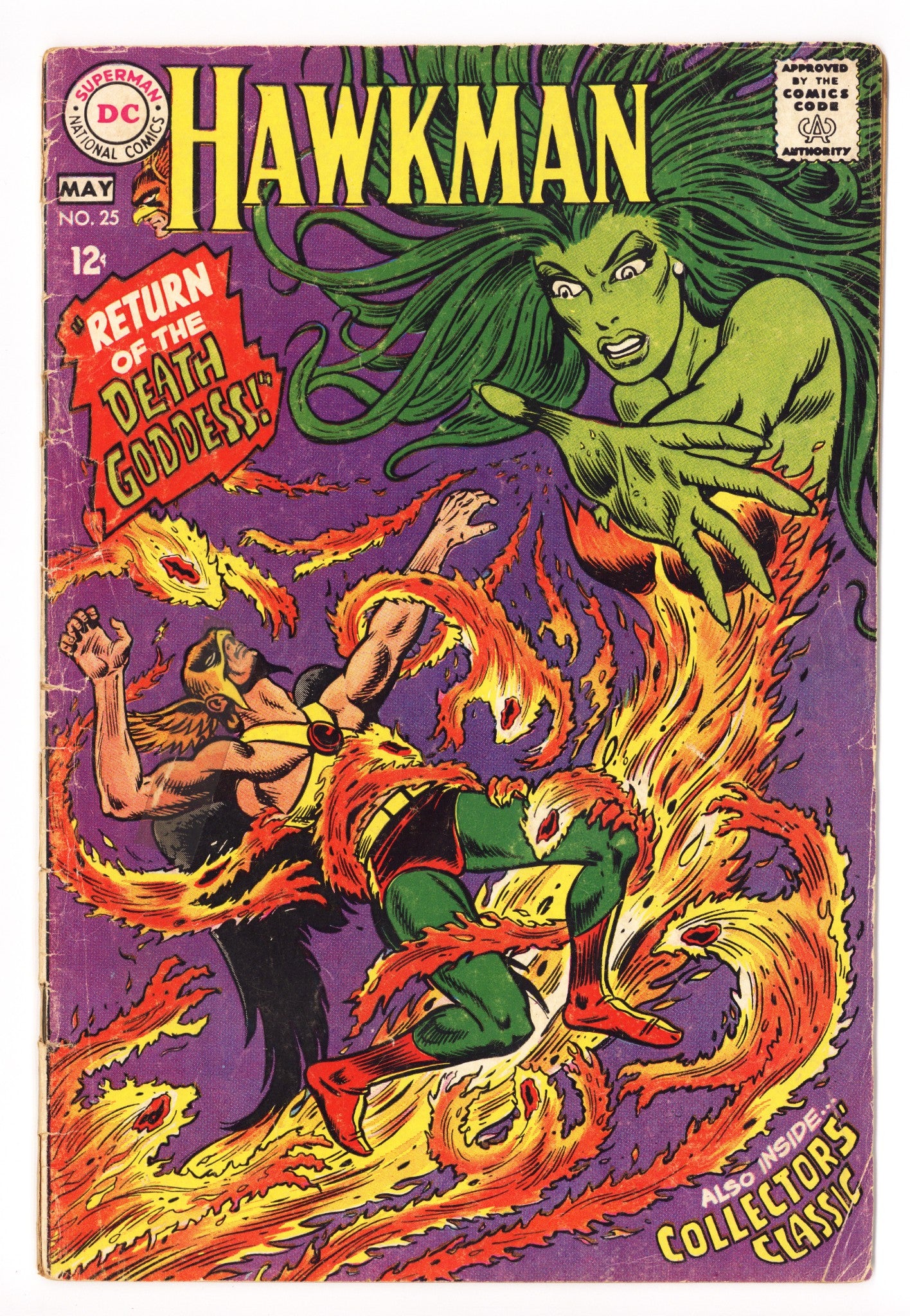 Hawkman Vol 1 25 GD+ (2.5) (1968) 