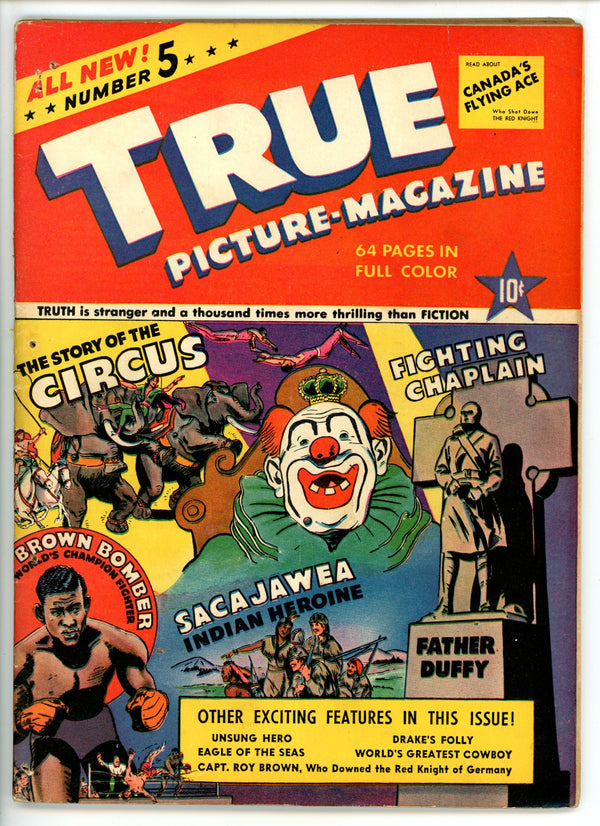 True Picture-Magazine 5 VG- (3.5) (1941) Canadian Edition