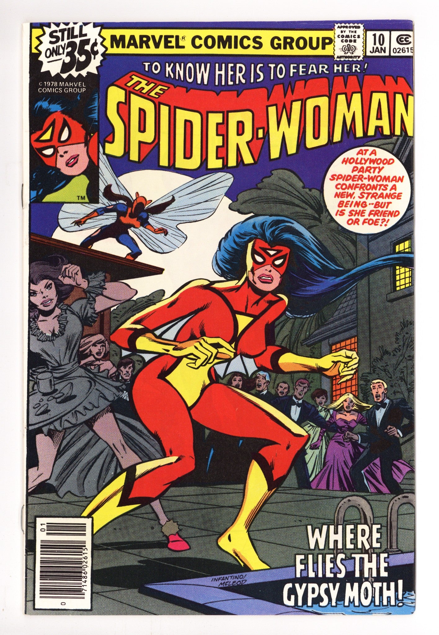 Spider-Woman Vol 1 10 Mid Grade (1979) 
