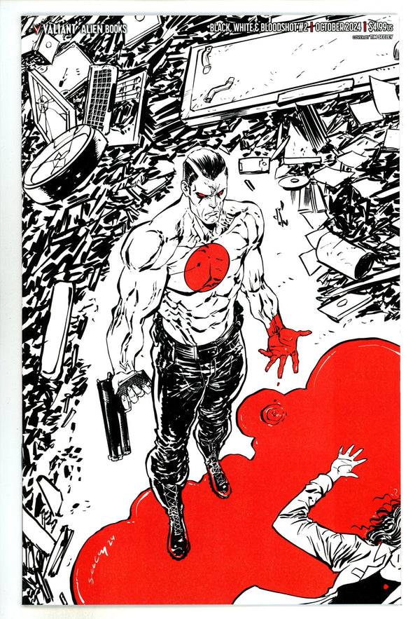 Black White & Bloodshot 2 Seeley Virgin Variant (2024)