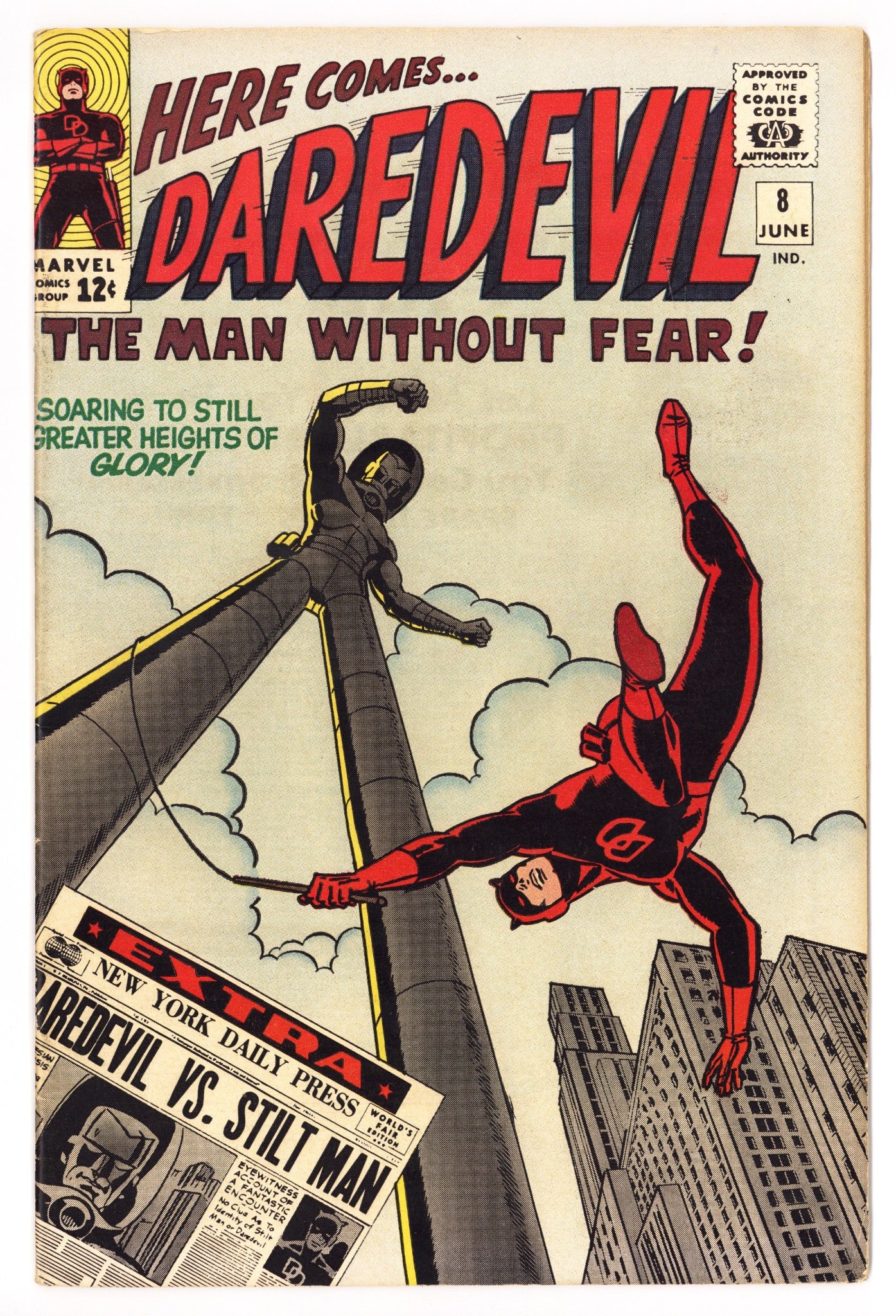 Daredevil Vol 1 8 FN+ (6.5) (1965) 
