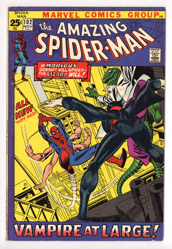 The Amazing Spider-Man Vol 1 102 FN+ (6.5) (1971)