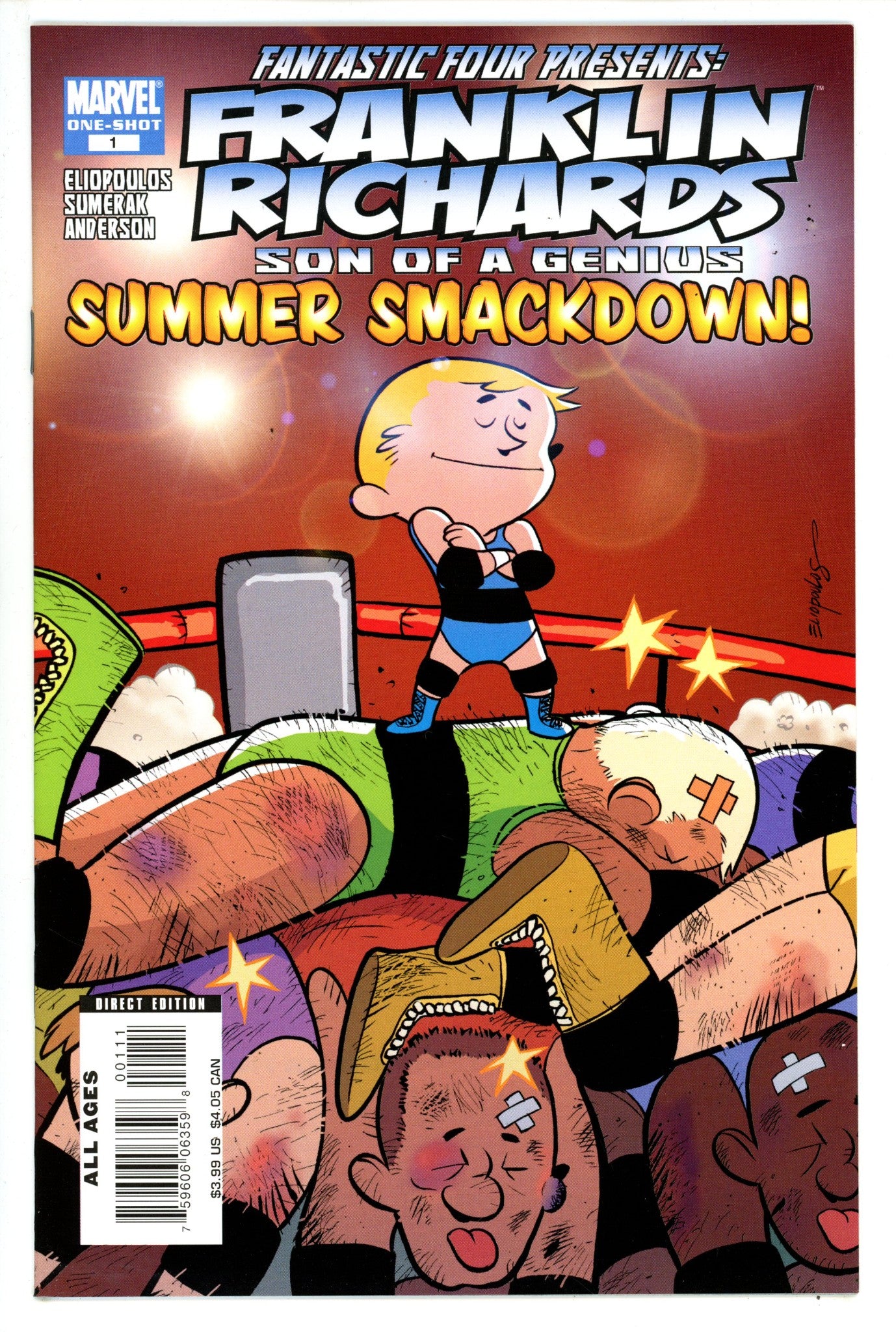 Franklin Richards: Summer Smackdown! 1 High Grade (2008) 