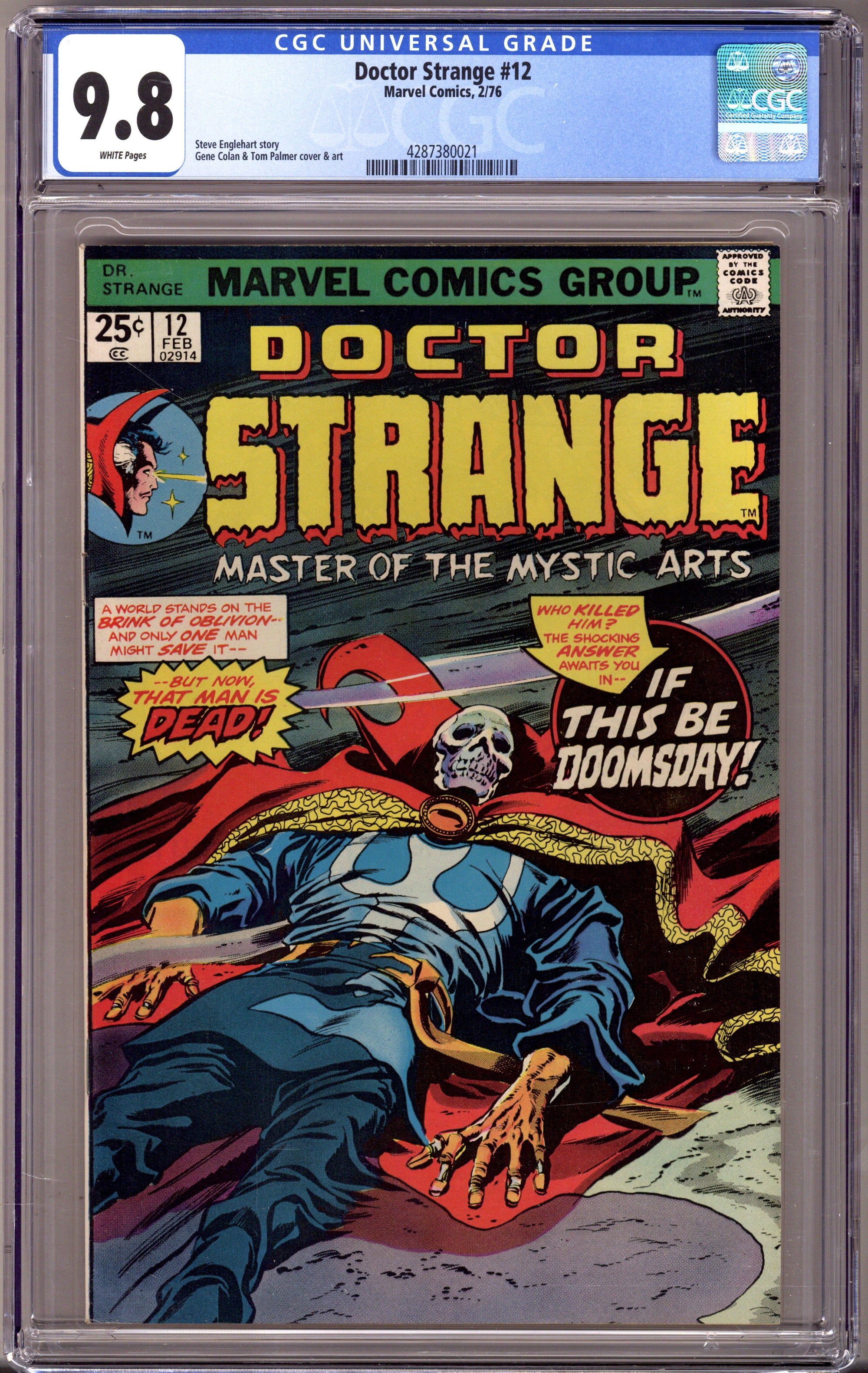 Doctor Strange Vol 2 12 CGC 9.8 (NM/M) (1976) 