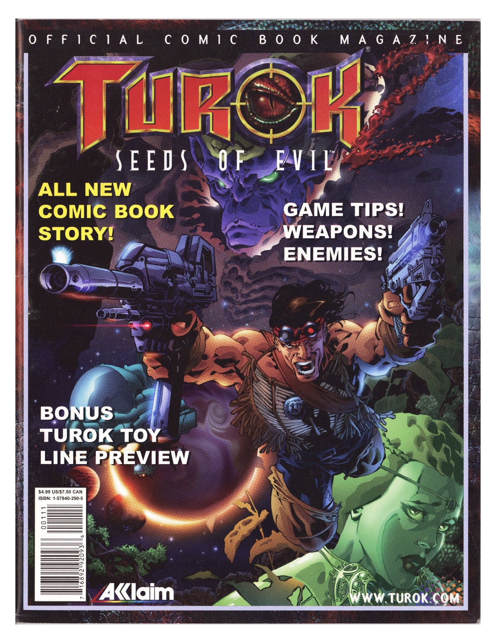 Turok 2: Seeds of Evil Comic Book Magazine [nn] Mid Grade (1998) 