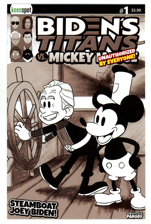 Bidens Titans Vs Mickey Mouse (Unauth) 1 Remulac Variant (2024)