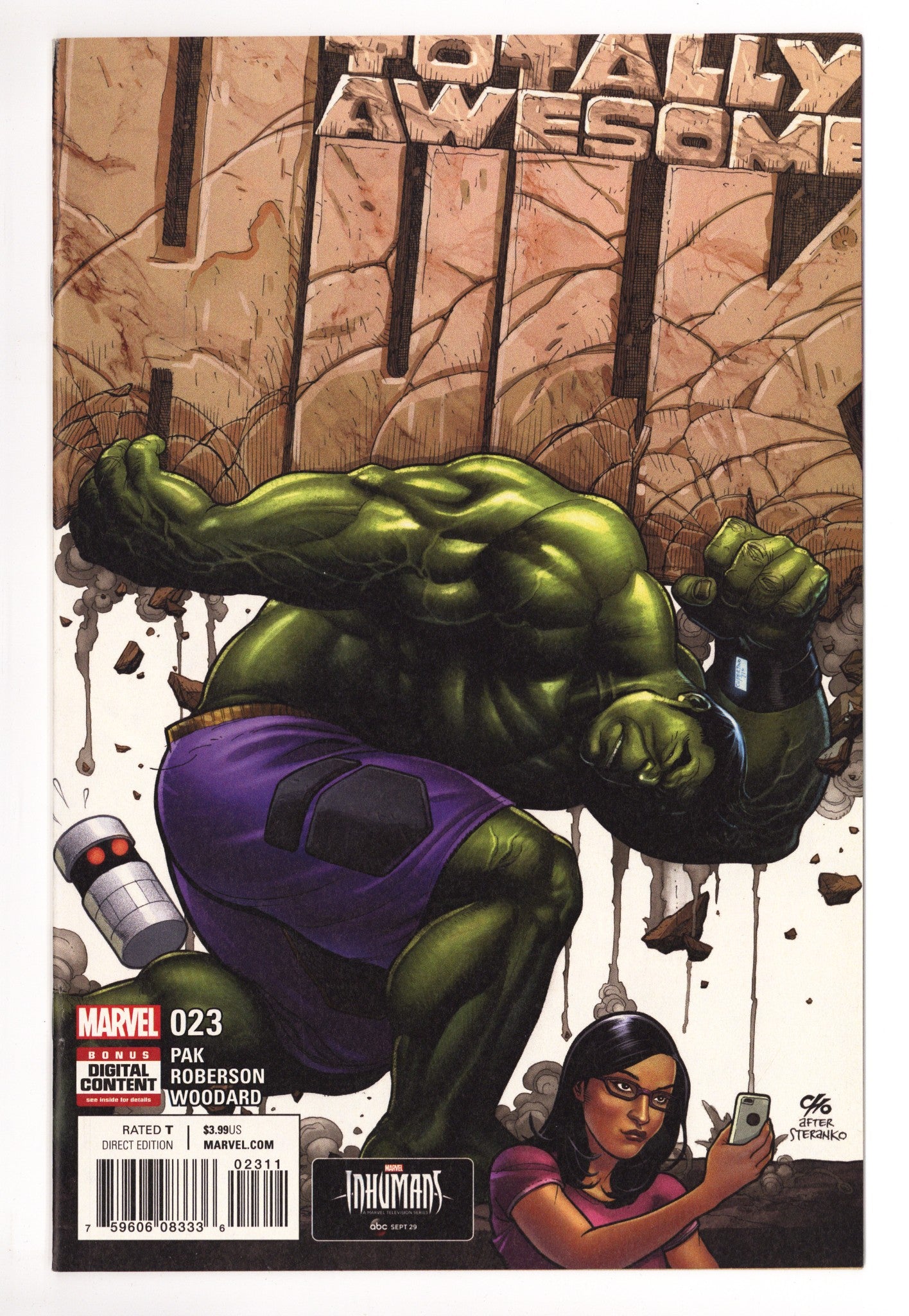 Totally Awesome Hulk 23 High Grade (2017) 
