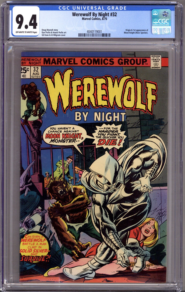 Werewolf by Night Vol 1 32 CGC 9.4 (NM) (1975)