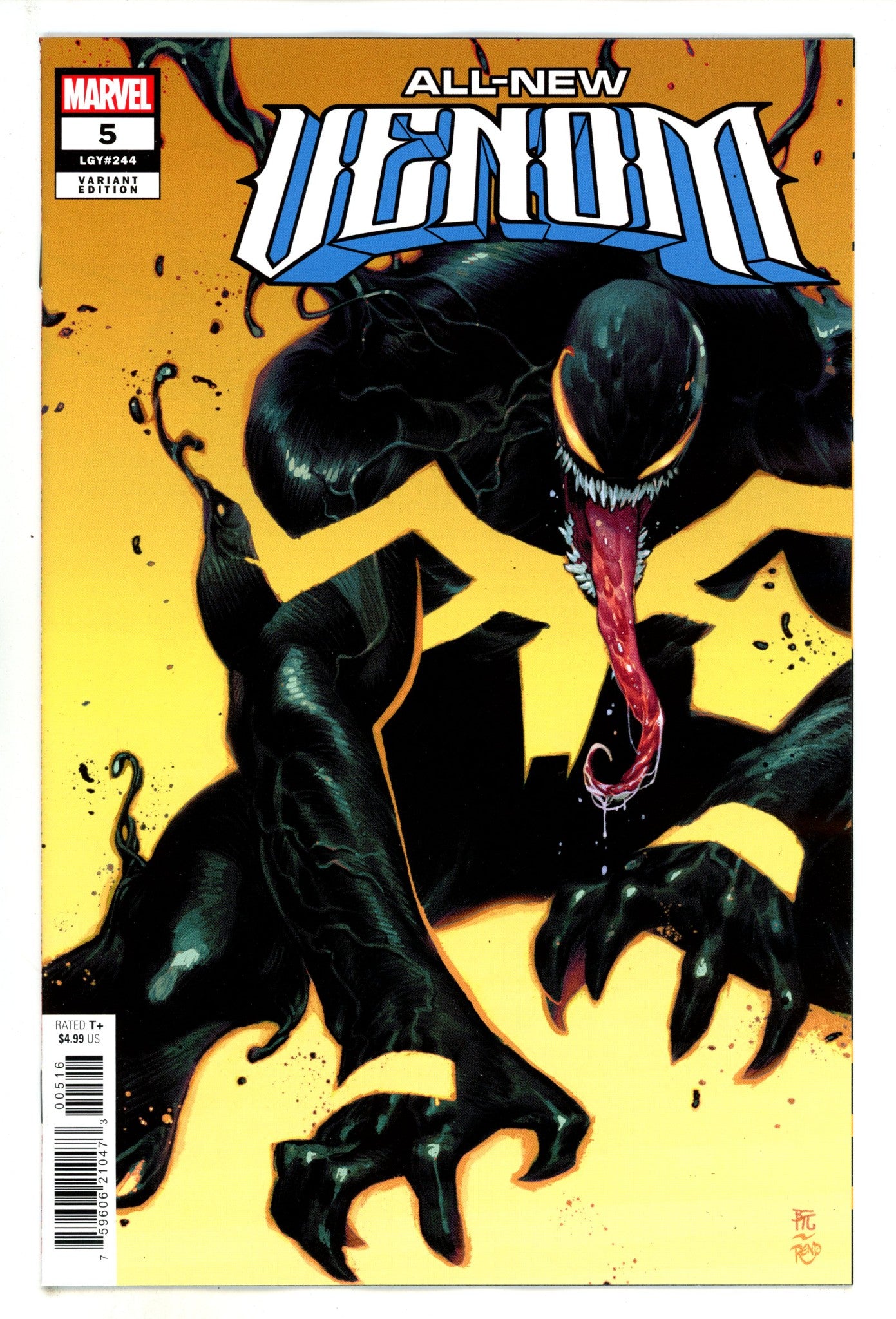 All-New Venom 5 Ruan Incentive Variant NM (2025)