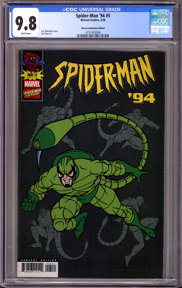 Spider-Man '94 5 CGC 9.8 (NM/M) (2026) Animation Variant