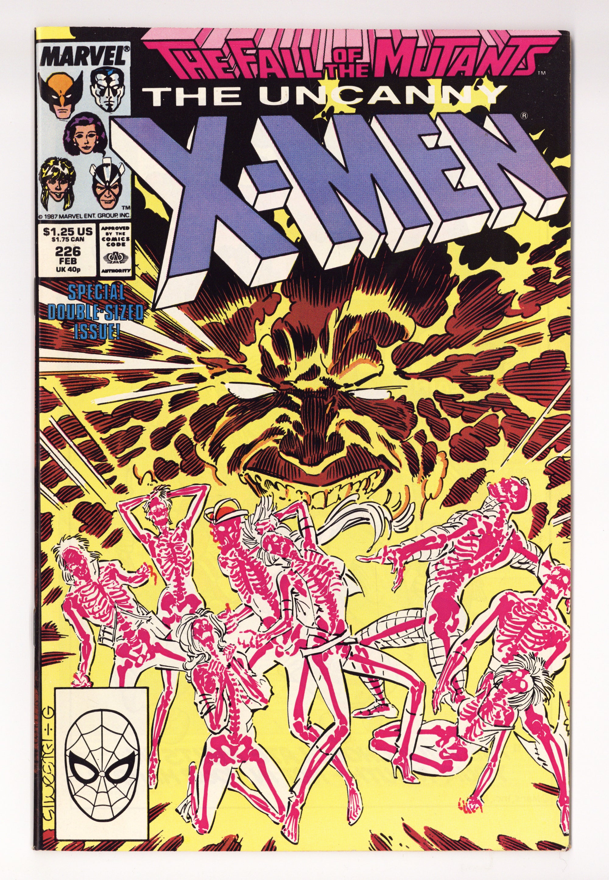 The Uncanny X-Men Vol 1 226 High Grade (1988) 