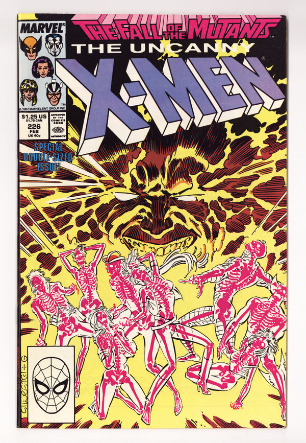 The Uncanny X-Men Vol 1 226 High Grade (1988)