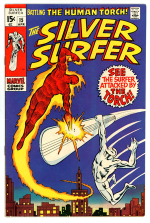 The Silver Surfer Vol 1 15 VF+ (8.5) (1970)