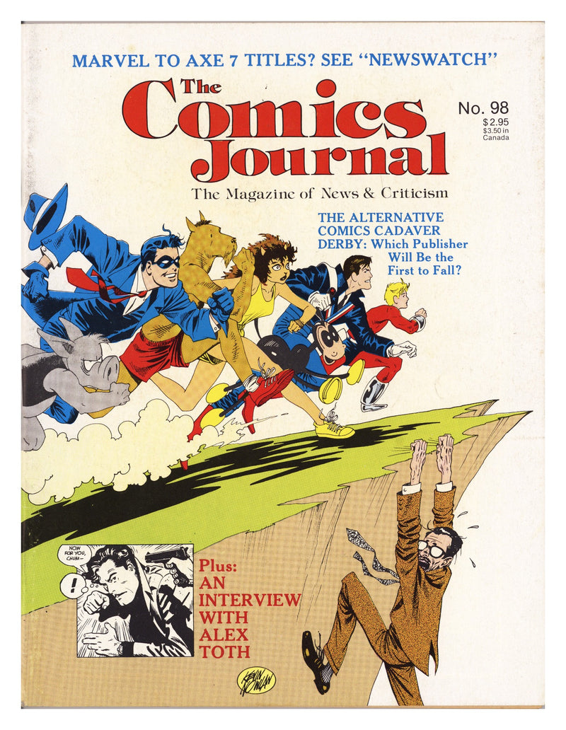 The Comics Journal 98 Low Grade (1985) 
