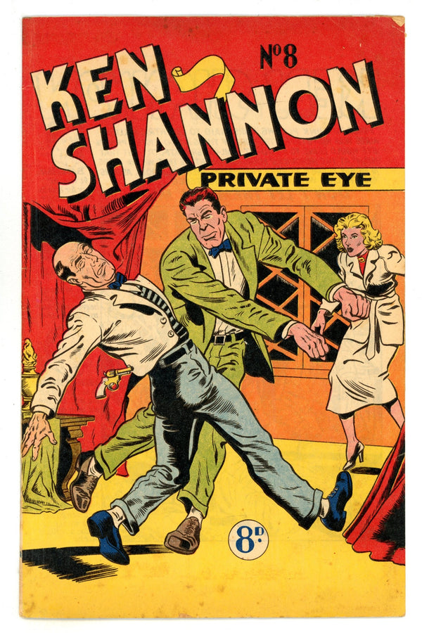 Ken Shannon 8 VG/FN (5.0) (1952)