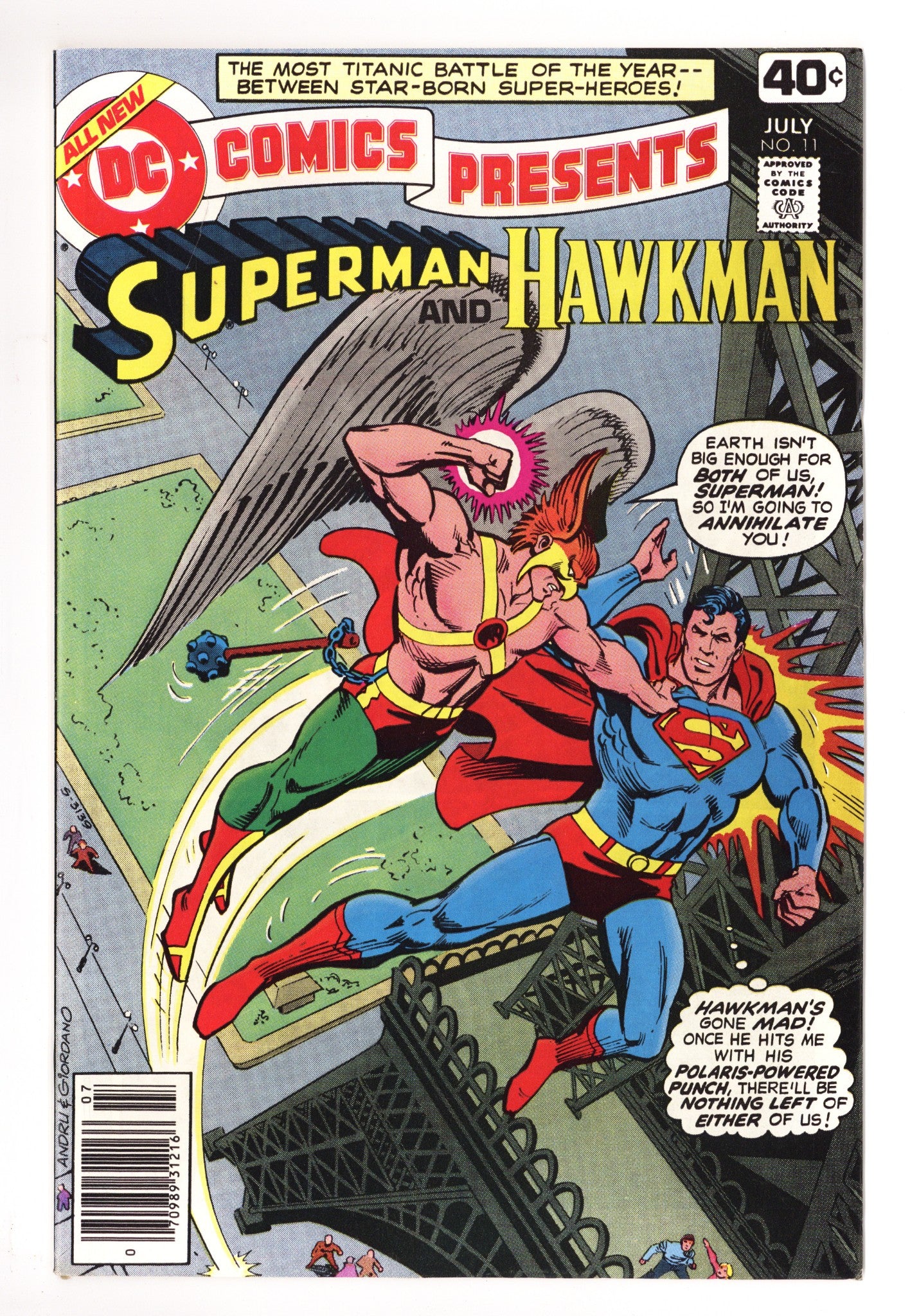 DC Comics Presents Vol 1 11 VF+ (8.5) (1979) 