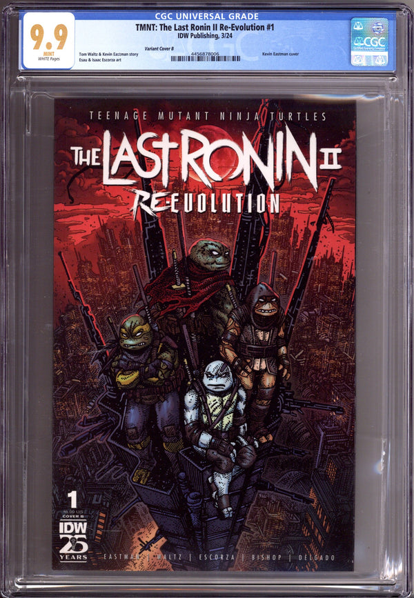 Teenage Mutant Ninja Turtles: The Last Ronin II: Re-Evolution 1 CGC 9.9 (MINT) (2024) Eastman Variant