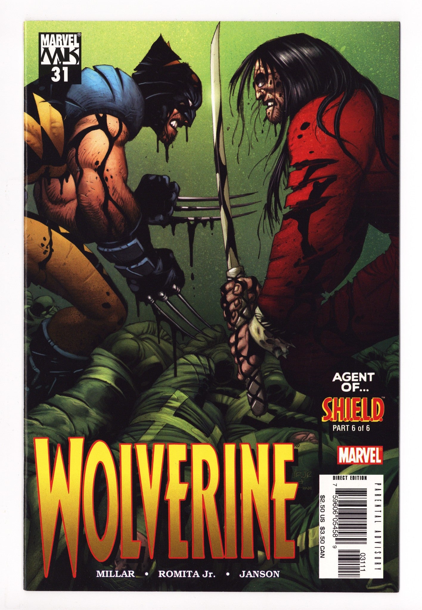 Wolverine Vol 3 31 High Grade (2005) 