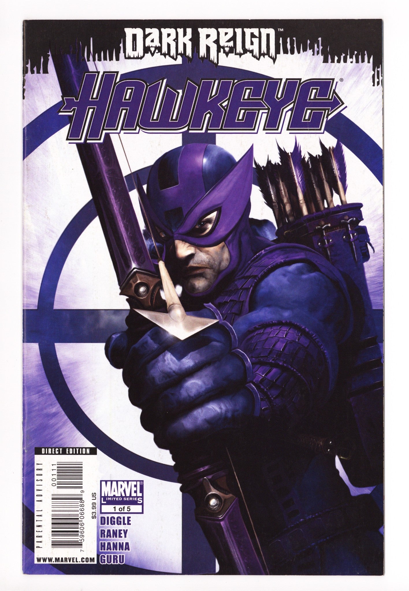 Dark Reign: Hawkeye 1 High Grade (2009) 