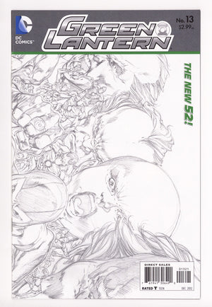 Green Lantern Vol 5 13 High Grade (2012) Reis Wraparound Sketch Variant 
