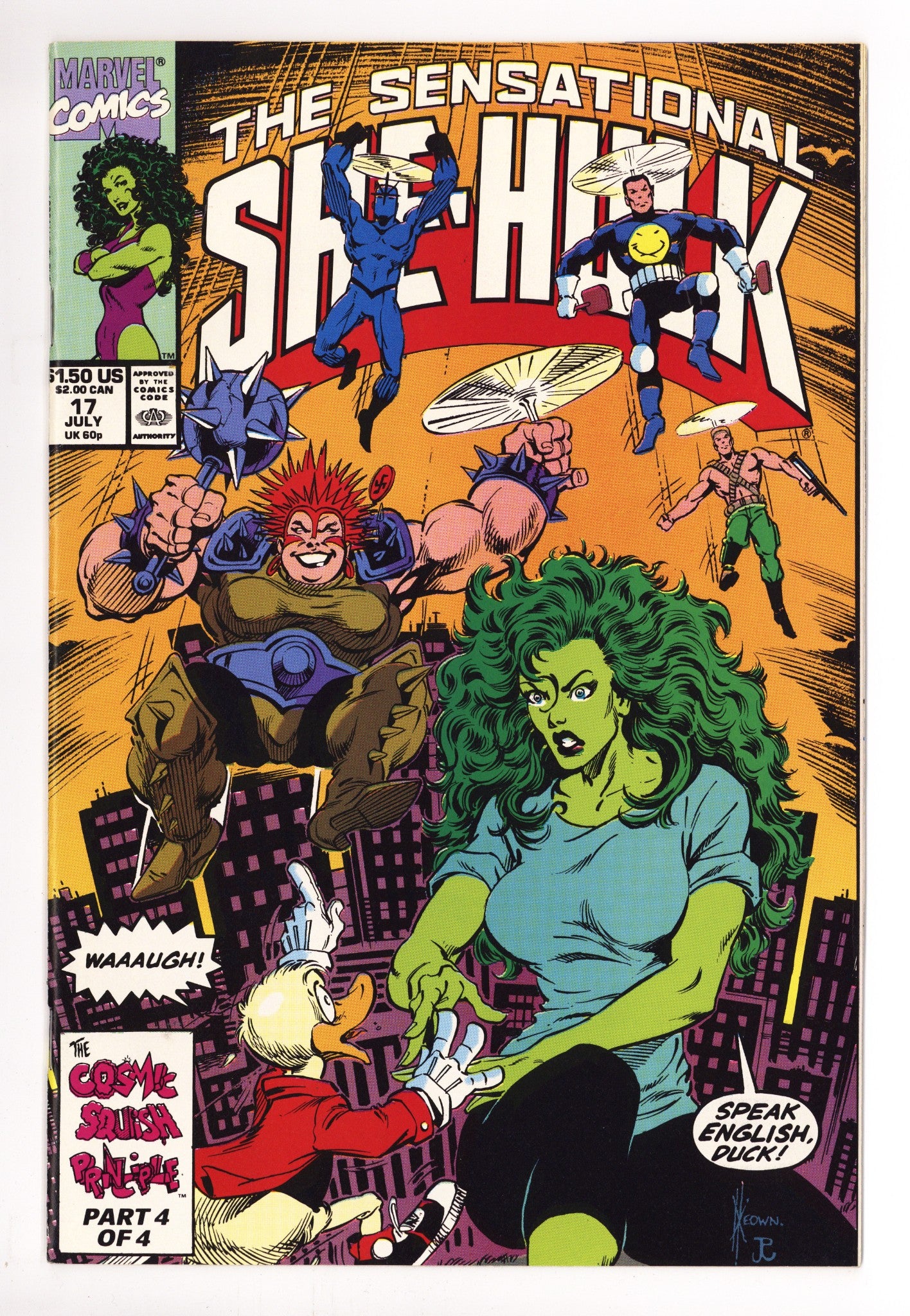 The Sensational She-Hulk 17 Mid Grade (1990) 