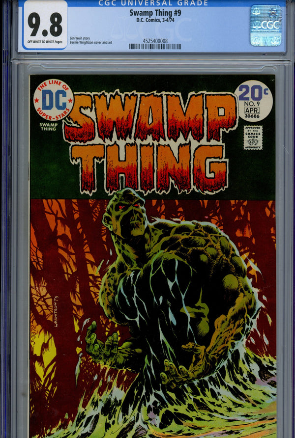 Swamp Thing Vol 1 9 CGC 9.8 (NM/M) (1974)