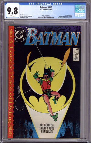 Batman Vol 1 442 CGC 9.8 (NM/M) (1989)