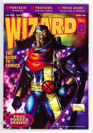 Wizard: The Comics Magazine 8 Mid Grade (1992)
