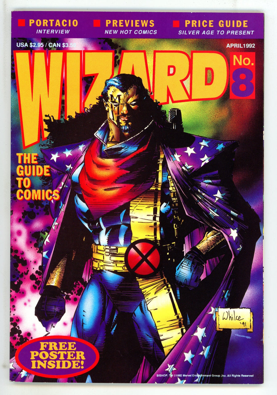 Wizard: The Comics Magazine 8 Mid Grade (1992) 