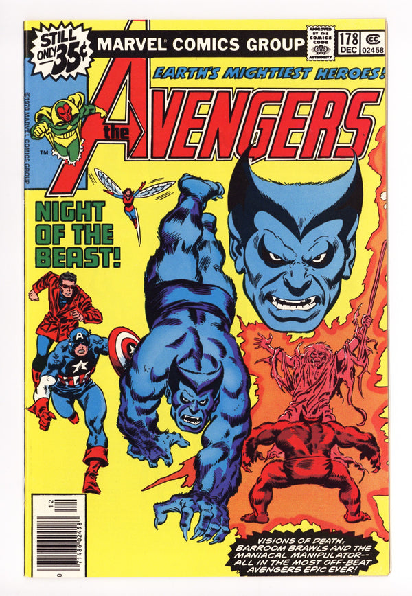 The Avengers Vol 1 178 VF (8.0) (1978)