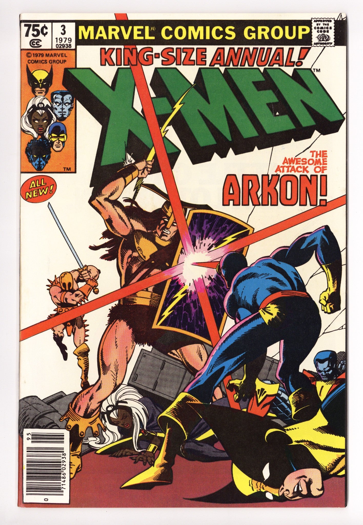 X-Men Annual Vol 1 3 VF+ (8.5) (1979) Newsstand 