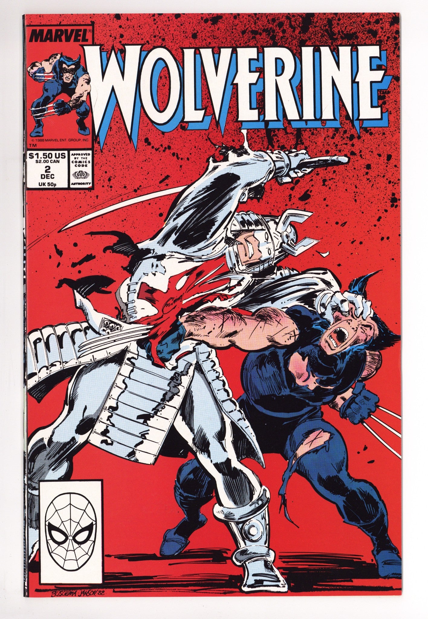Wolverine Vol 2 2 VF+ (8.5) (1988) 
