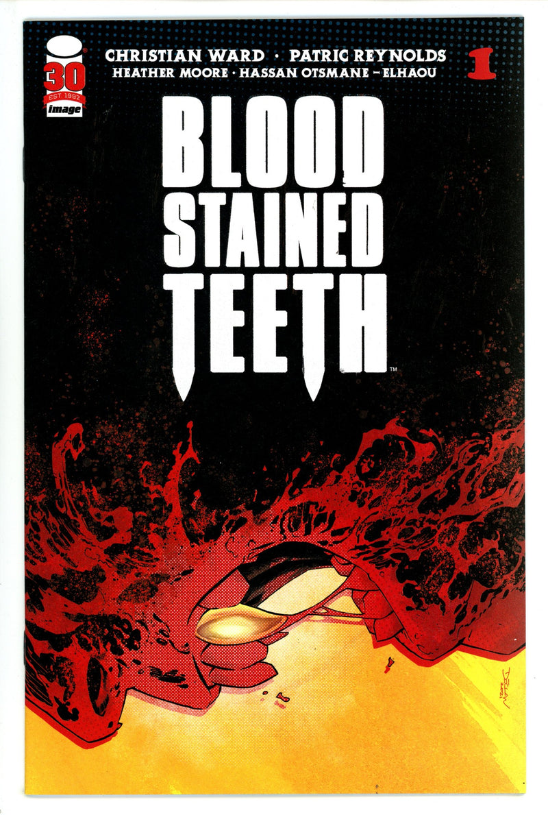 Blood Stained Teeth 1 High Grade (2022) Shalvey Variant 