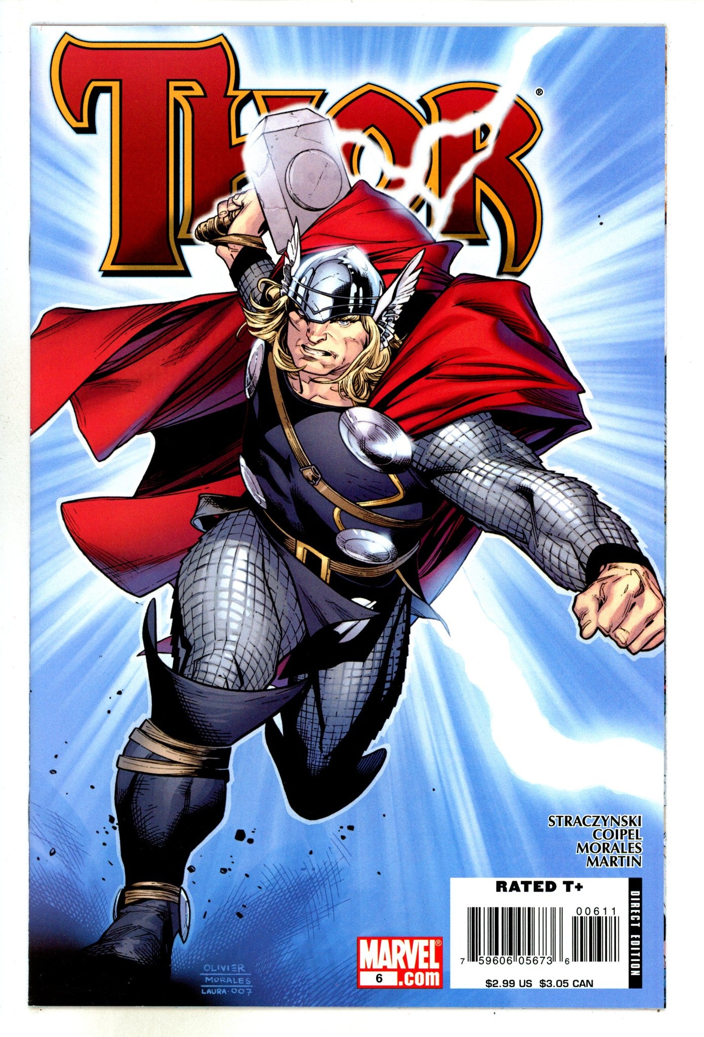 Thor Vol 3 6 High Grade (2008) 