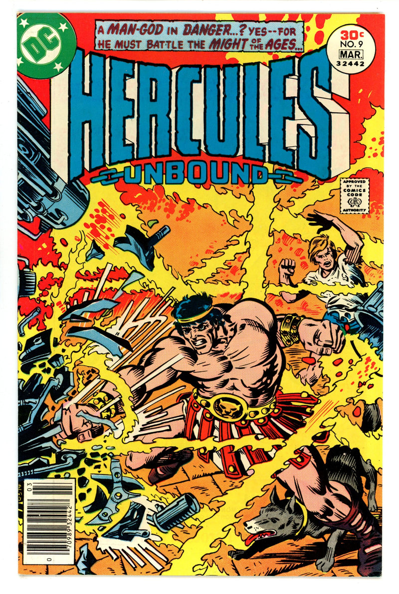 Hercules Unbound  9  VF+ (8.5)  (1977)   