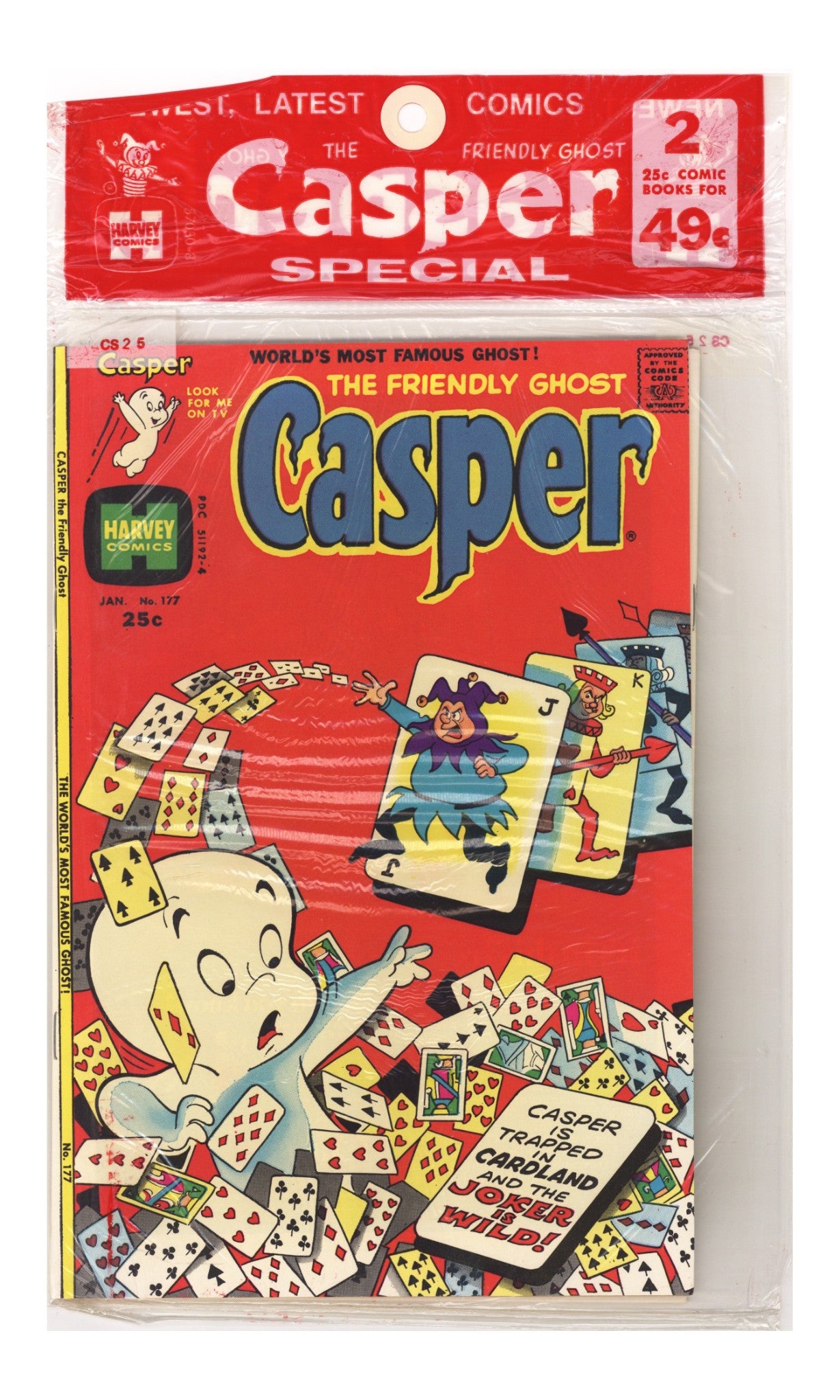 Casper Special 2 Pack CS-25 New, Sealed (1975) 