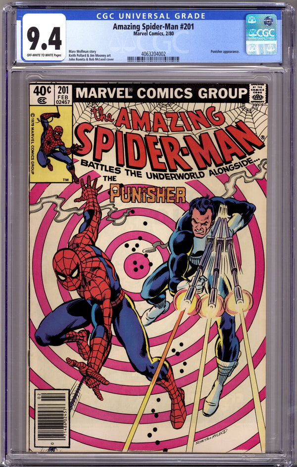 The Amazing Spider-Man Vol 1 201 CGC 9.4 (NM) (1980) Newsstand