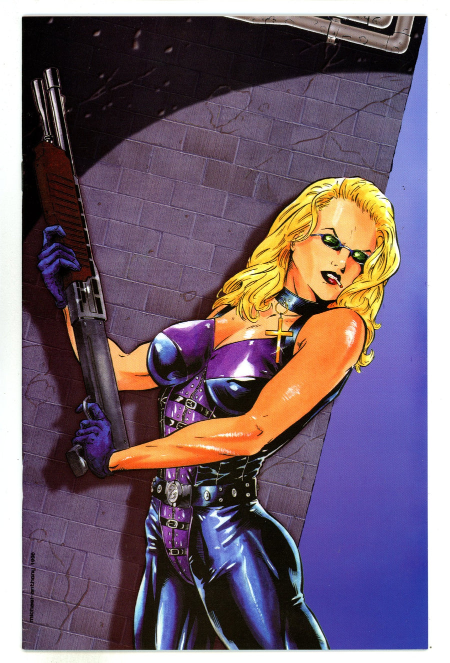 Shotgun Mary Shooting Gallery 1 FN/VF (7.0) (1996) Virgin Variant 