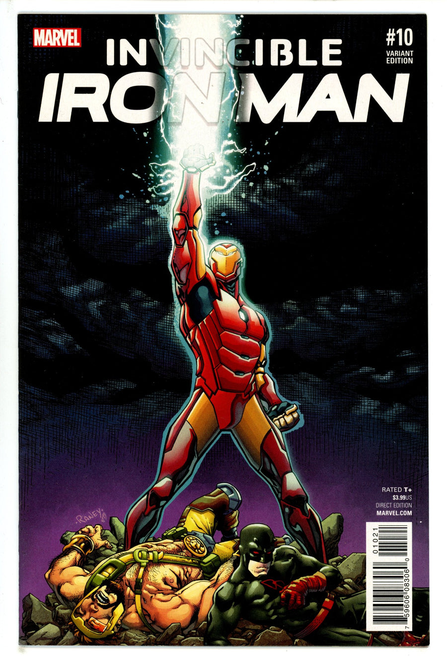 Invincible Iron Man Vol 2 10 Raney Variant (2016)