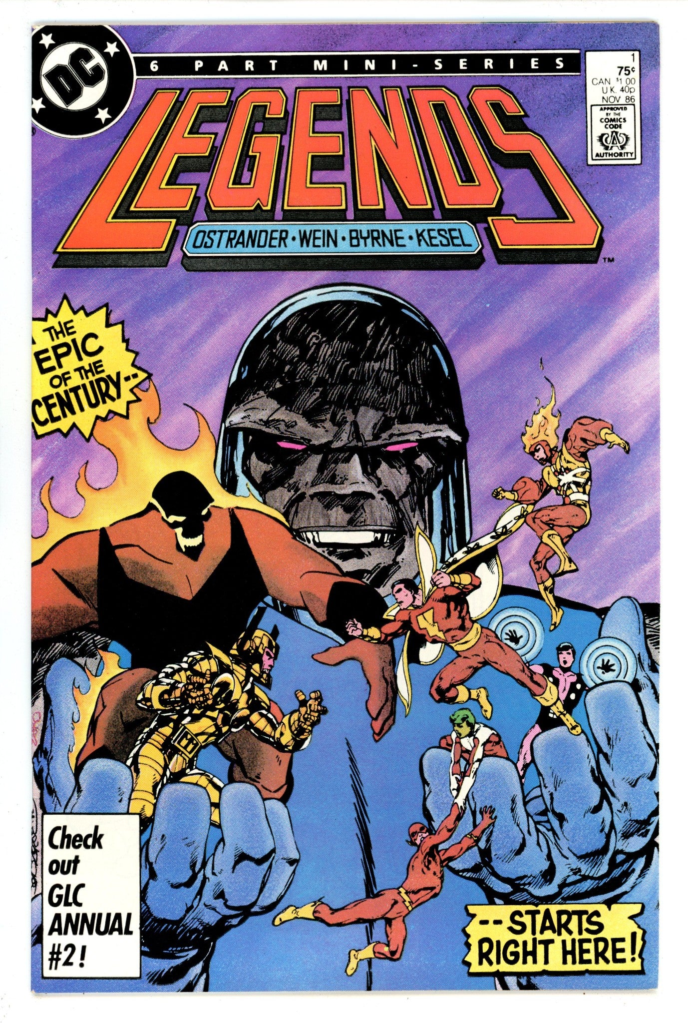 Legends 1 VF- (7.5) (1986) 