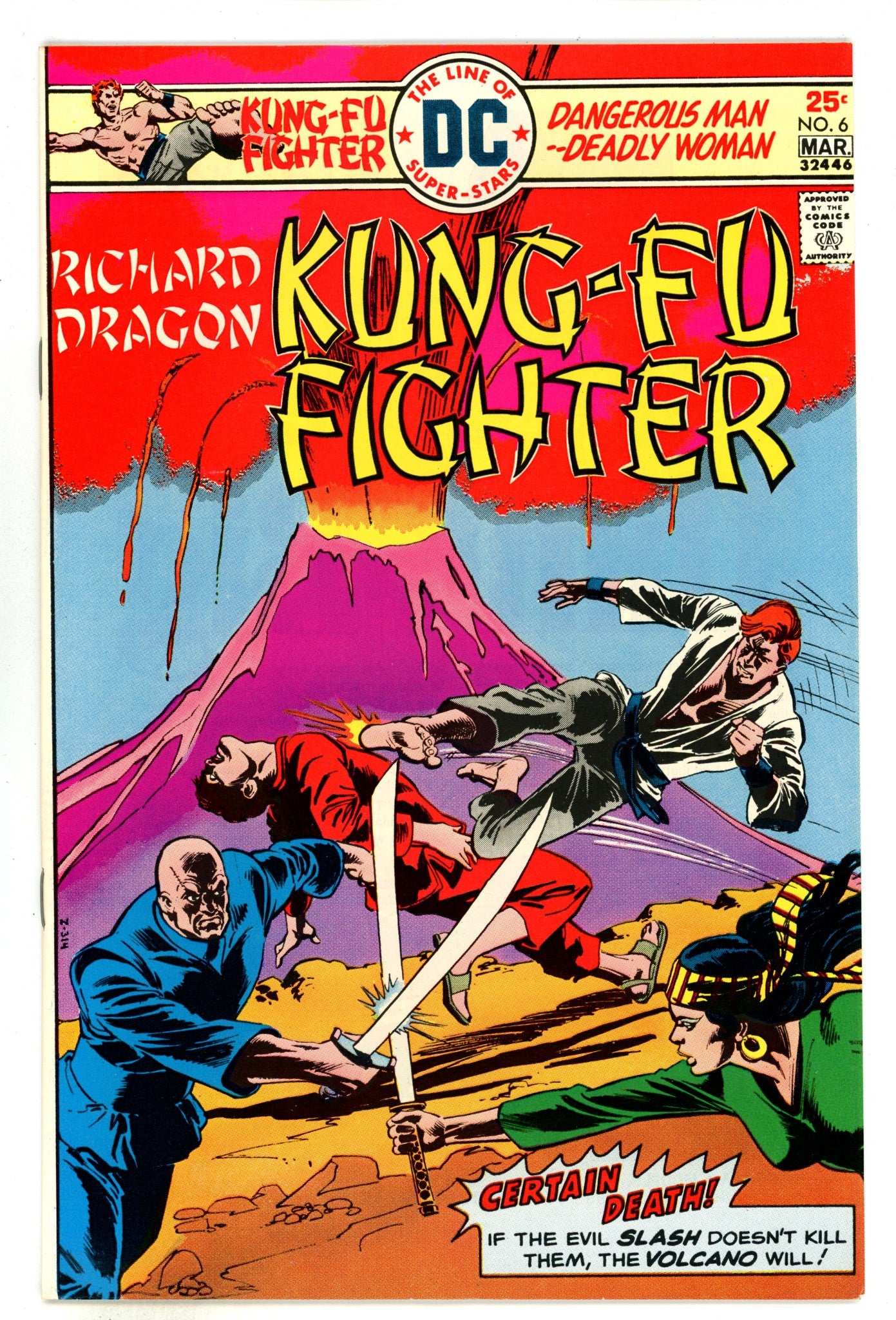 Richard Dragon, Kung-Fu Fighter 6 VF+ (8.5) (1976) 