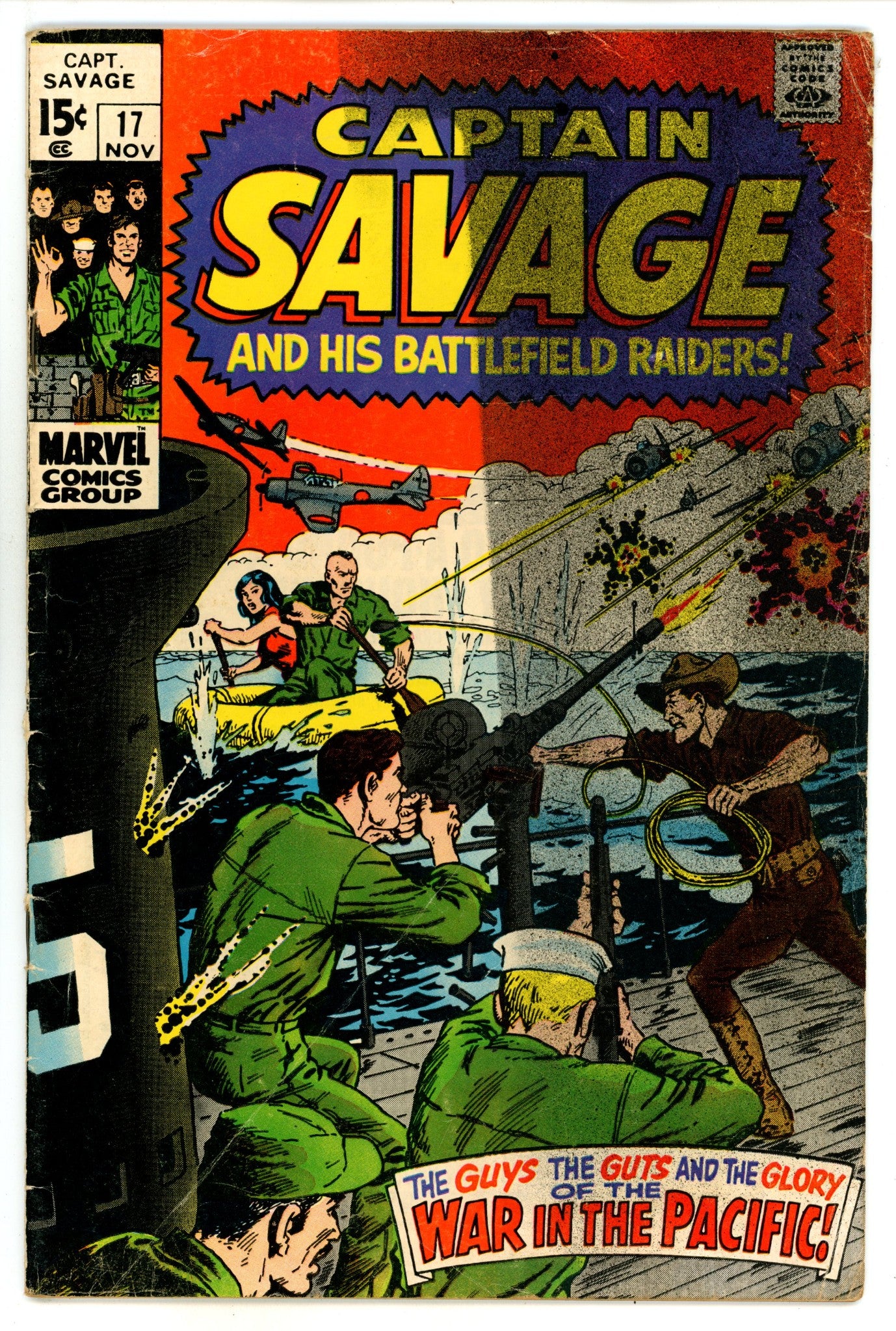 Capt. Savage and His Leatherneck Raiders 17 GD/VG (3.0) (1969) 