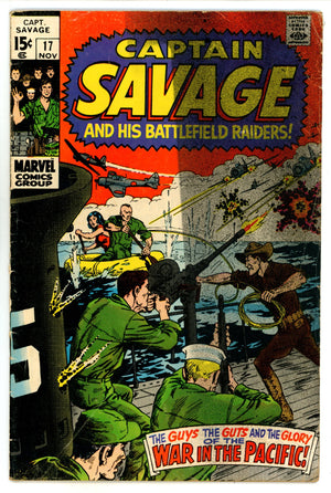 Capt. Savage and His Leatherneck Raiders 17 GD/VG (3.0) (1969)