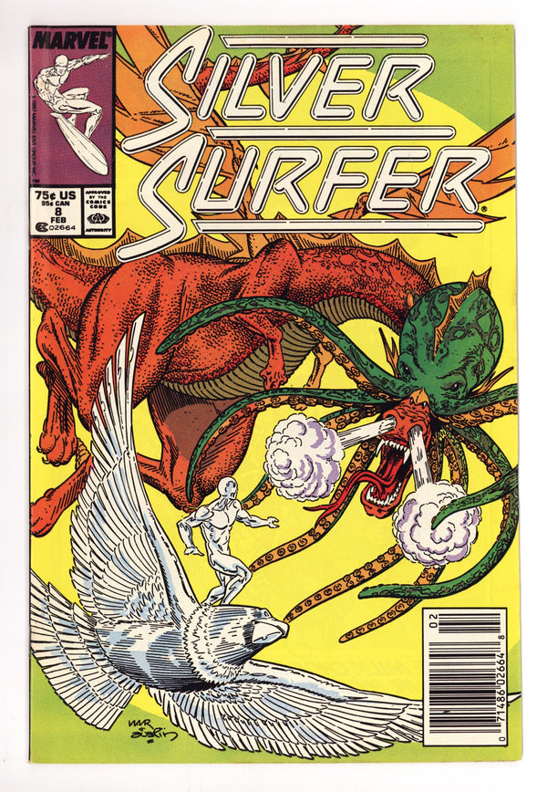 Silver Surfer Vol 3 8 High Grade (1988) Newsstand