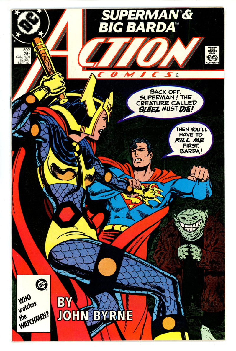 Action Comics Vol 1 592 VF+ (8.5) (1987) 