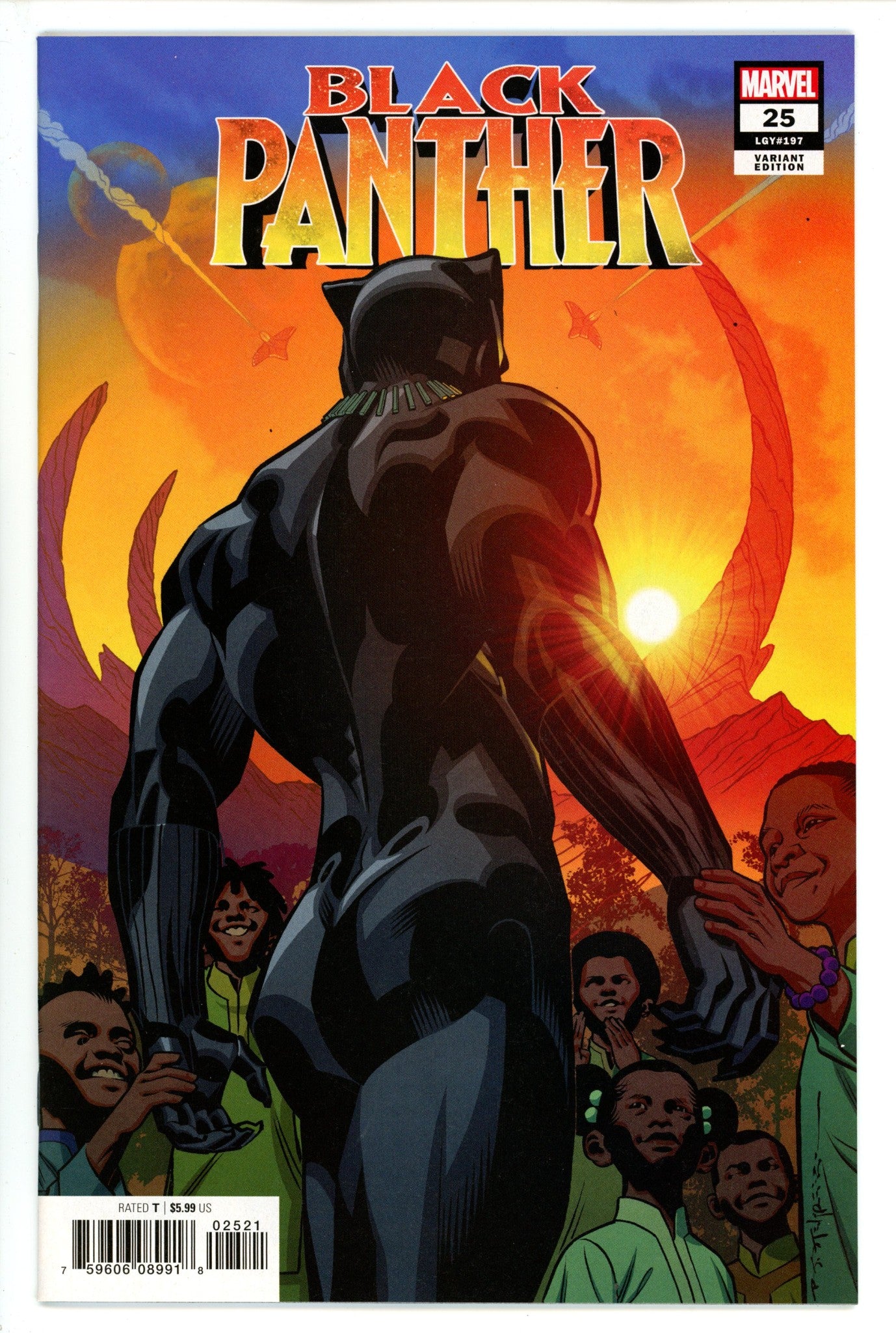 Black Panther Vol 7 25 (197) High Grade (2021) Stelfreeze Variant 