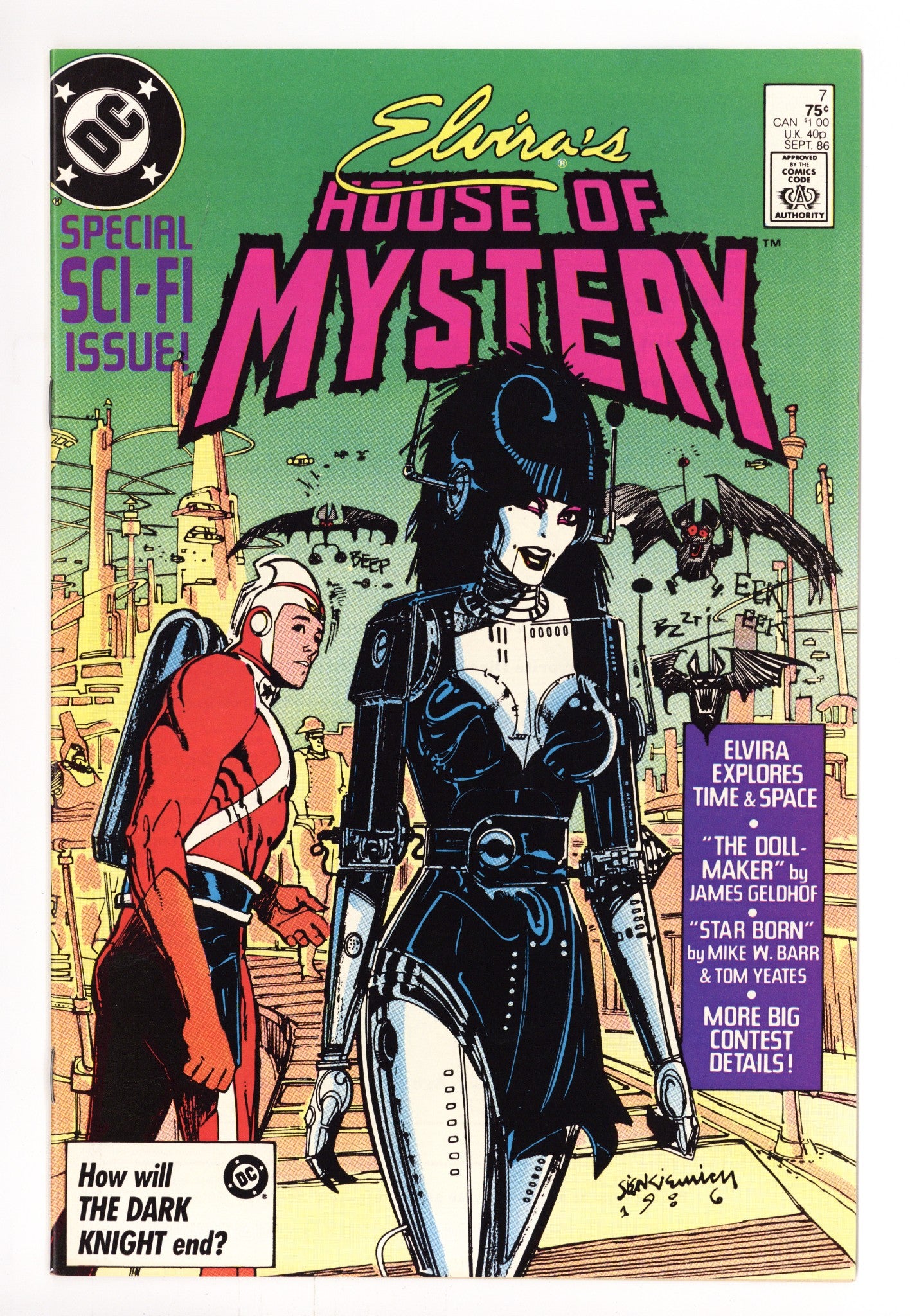 Elvira's House of Mystery 7 VF/NM (9.0) (1986) 