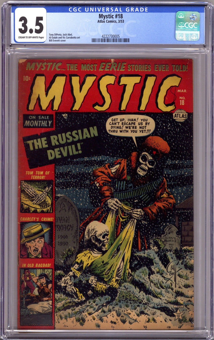 Mystic 18 CGC 3.5 (VG-) (1953)