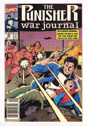 The Punisher War Journal Vol 1 22 High Grade (1990) Newsstand