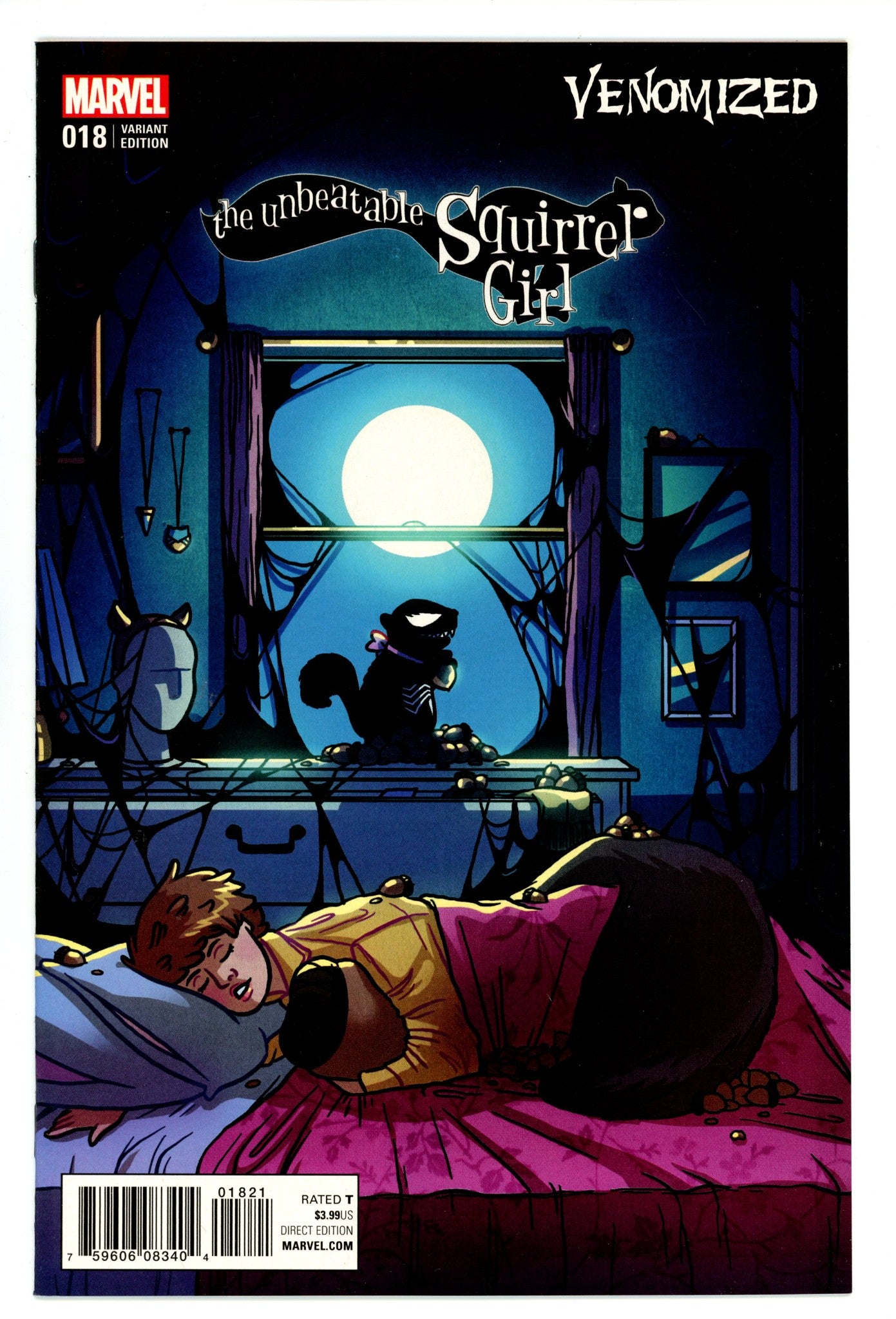 The Unbeatable Squirrel Girl Vol 2 18 High Grade (2017) Leth Venomized Variant 